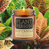 The Burlap Bag - “Plant Person” Soy Candle