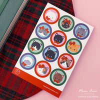 Meow Amor Creative - Ribbon Cats Vinyl Sticker Sheet