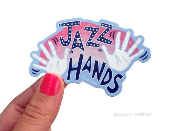 Lucky Sardine - Jazz Hands Jazz Dance Vinyl Sticker