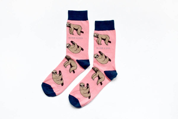 Bare Kind - Sloths - Adult Bamboo Socks