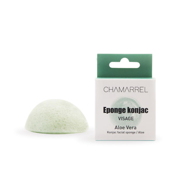CHAMARREL - Konjac Facial Sponge - Aloe Vera