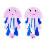 Retro-a-go-go! - Jellyfish Precious Pink Barrette Set