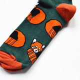 Bare Kind - Red Panda - Adult Bamboo Socks