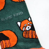 Bare Kind - Red Panda - Adult Bamboo Socks