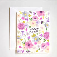 Stephanie Tara Stationary “I Effing Love You” Floral Greeting Card