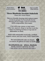 Three Bluebirds Swedish Dishcloths - Cool Cat Swedish Dishcloth 2-Pack