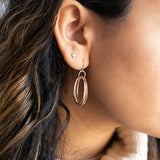 The Parallax Company - Beaded Hoop Stack Earrings