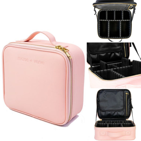 Moxie+Verve Makeup Travel Case - Ballerina Pink