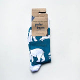 Bare Kind - Polar Bears - Adult Bamboo Socks