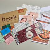 Puzzle Post UK - Escape Room in an Envelope: Dinner Party Edition. THE DECEIT