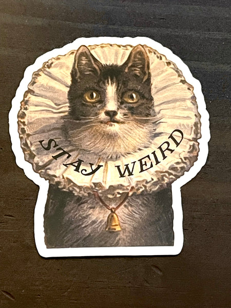 The Coin Laundry - Stay Weird Kitty Sticker