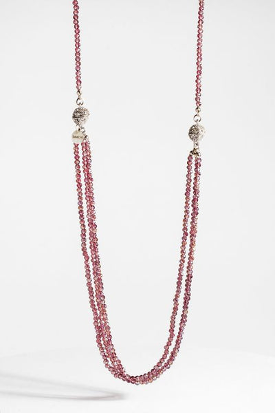 SAACHI Simply Crystal Long Detachable Necklace - LILAC