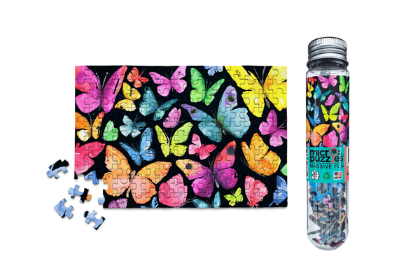 MicroPuzzle - Mini Jigsaw Puzzle - Butterflies